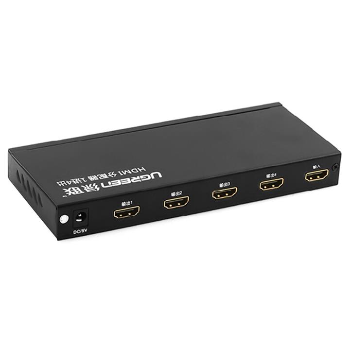 اسپلیتر 1 به 4 HDMI یوگرین مدل 40202 UGREEN 40202 1x4 HDMI Splitter